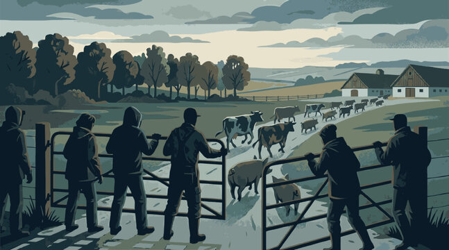 Farmers at Gate