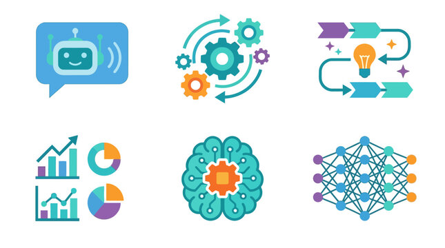 Business infographic design elements icons.