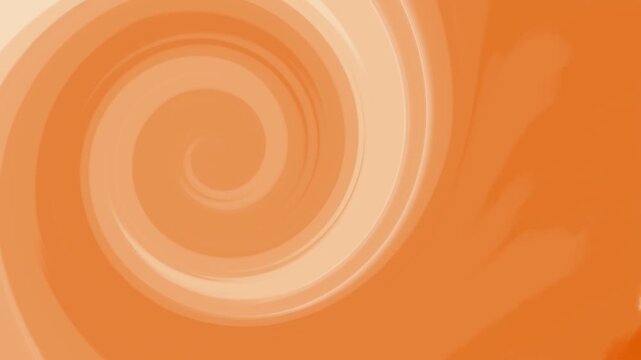 Vibrant orange background with swirling patterns and gradient effects