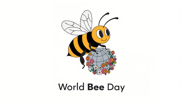 Eco Friendly World Bee Day Poster Design