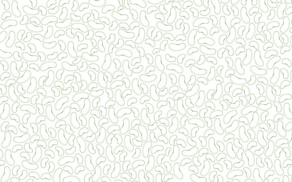 Green beans seamless pattern of each legume in line art, emphasizing its natural texture and the quality of these healthy, plant-based ingredients.