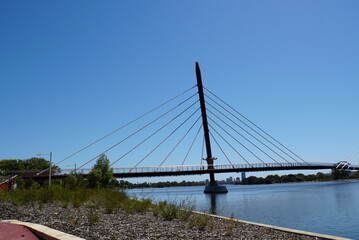 Fototapeta premium Boorloo Bridge in Perth City - Capital of Western Australia