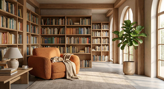 library room with books