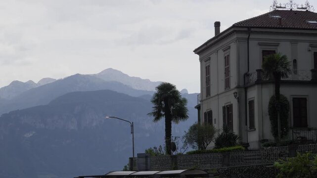 Menaggio Villa Mylius Vigoni in the village of Loveno just above Menaggio on Lake Como Italy