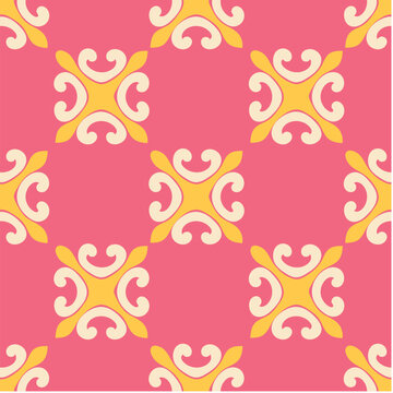Floral Seamless Pattern Background Vector
