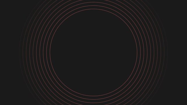 Concentric ripples of light weaving through infinite darkness