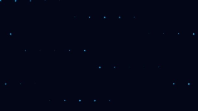 Starry night sky with scattered constellations over darkness
