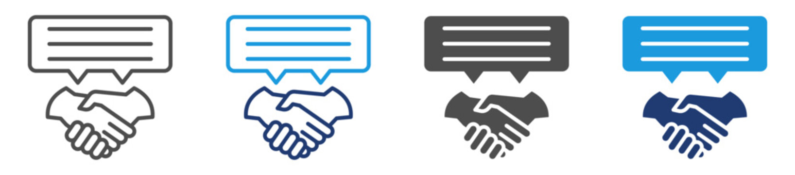 verbal contract multi purpose icon set