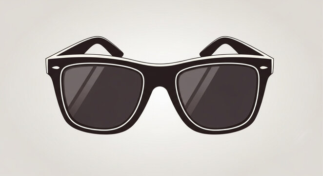 Classic Black Sunglasses Accessory for Summer Style.