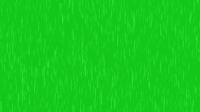 Rainfall Effect Green Screen Video.