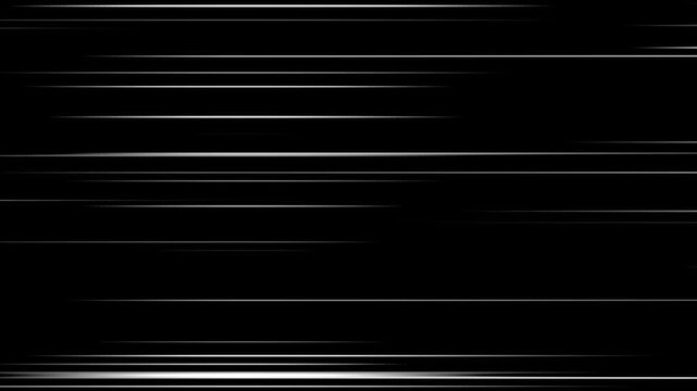 speed lines background lights backdrop video, Right to Left speed lines moving with alpha channel. black anime background, 
White anime speed lines comic motion on black. Abstract anime background. 