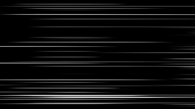 Right to Left speed lines moving with alpha channel. black anime background, Speed line background animation in comic speed lines background,
Speed line background animation, Manga speed line