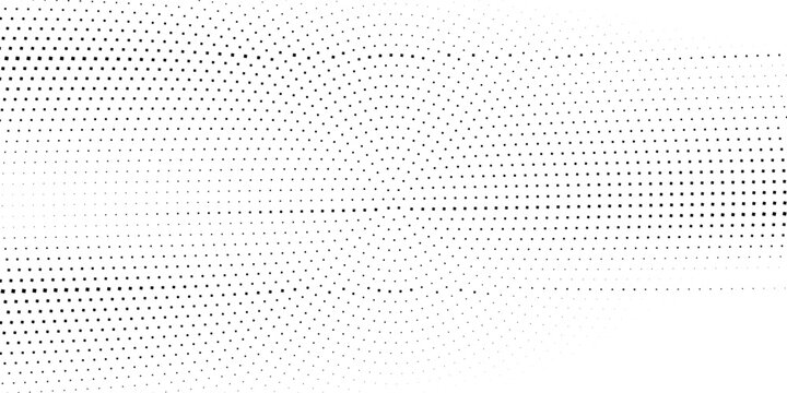 Fading triangle halftone texture gradient pattern. Abstract diagonal geometric background. Tech mosaic triangular halfton gradation. Vector vanishing corner arrow wallpaper for banner, booklet, poster