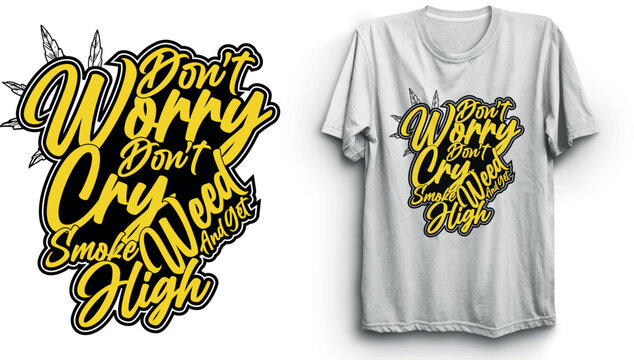 weed t shirt design