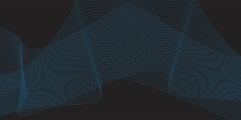 The monochromatic abstract background features soft blue light streaks on a dark gradient field. © pojur