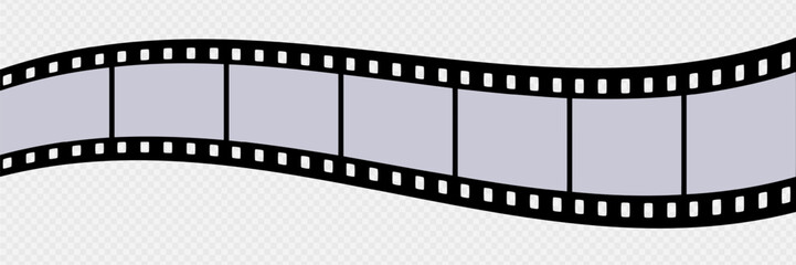 Fototapeta premium Vintage Film Strip Frames and Cinema Reel Borders Vector Collection