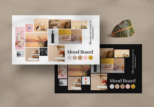 Mood Board Template Layout
