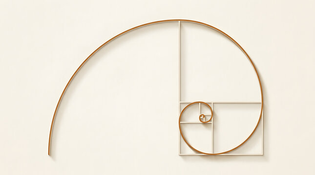 Golden spiral from fibonacci sequence in nature. Ideal for science, mathematics, and naturerelated designs looking for a unique and natural pattern.