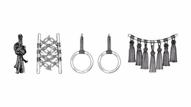 Tassel and cord fastener components.