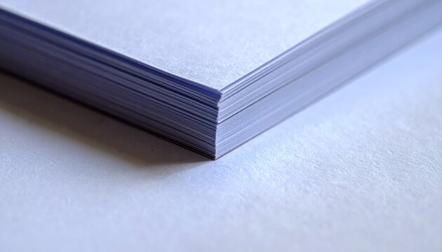 Extreme close-up of notebook paper texture with soft shadow, minimal abstract background. Clean versatile design asset.