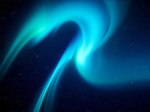 Aurora-like tendrils of ionized gas illuminate the dark cosmos, wallpaper, universe