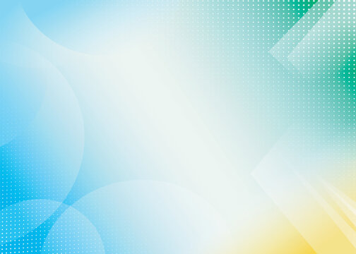 Abstract gradient green blue background with geometry shape or soft backdrop wallpaper for flyer banner presentation