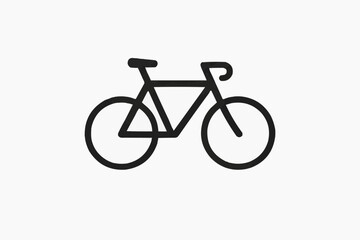 Obraz premium Bicycle Silhouette Icon 