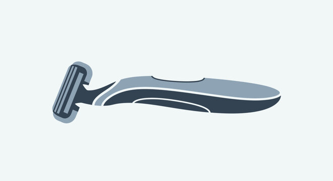 Shaving Razor Close Up View.
