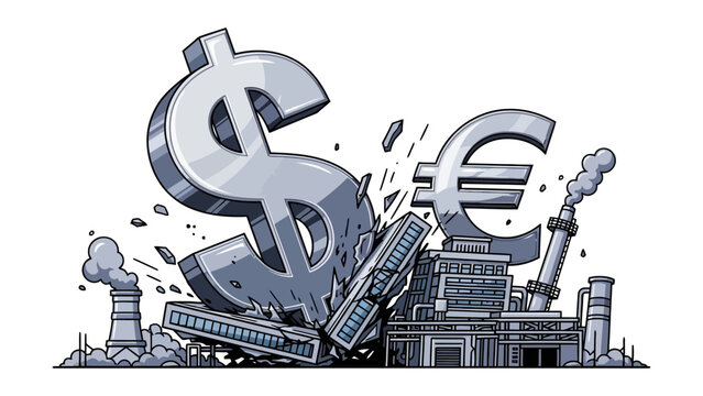 Dollars and Euros Collapsing.