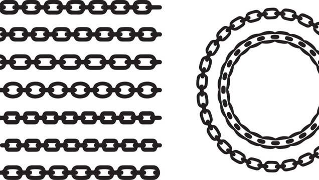 Chain mail links and circular chain design