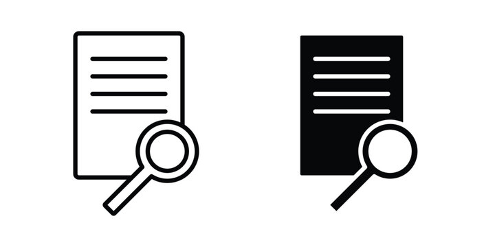Case study icon. vector pictogram pack