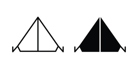 Tent icon. vector pictogram pack © Warpiya