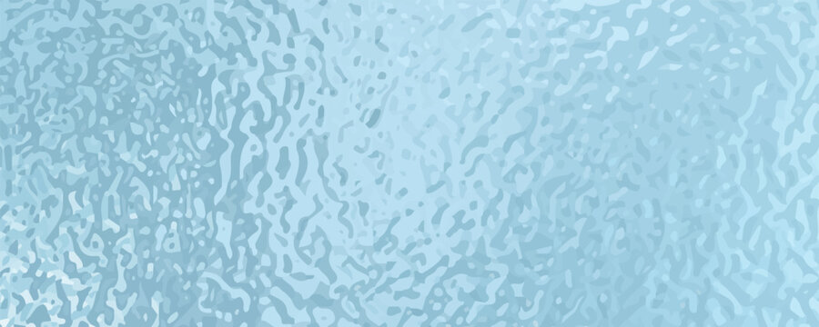 Ice crystal, soft blue foil texture background with glass effect vector illustration for web use.