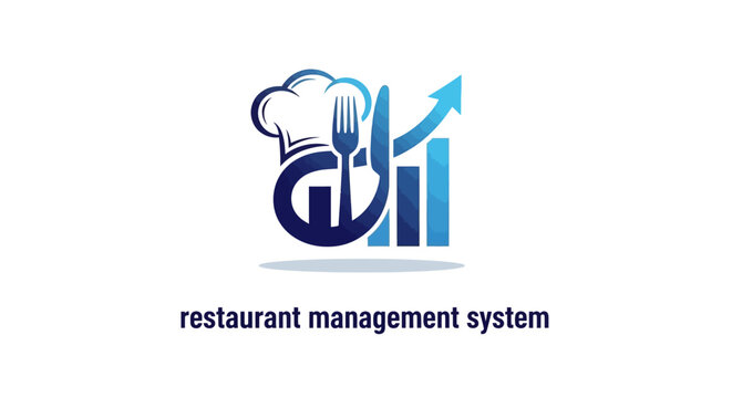 Restaurant Management System Logo Depicting Growth and Success.