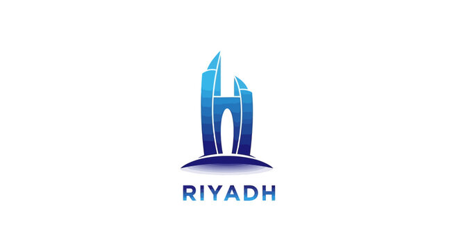 Riyadh City Logo - Modern Architectural Design and Branding.