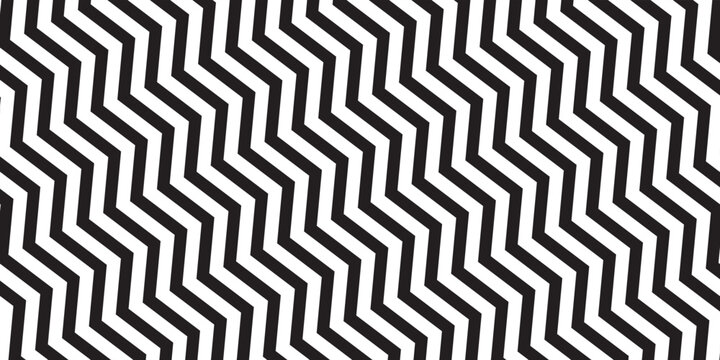 The black and white zigzag pattern fills the screen with a bold geometric look and creates an interesting visual effect.