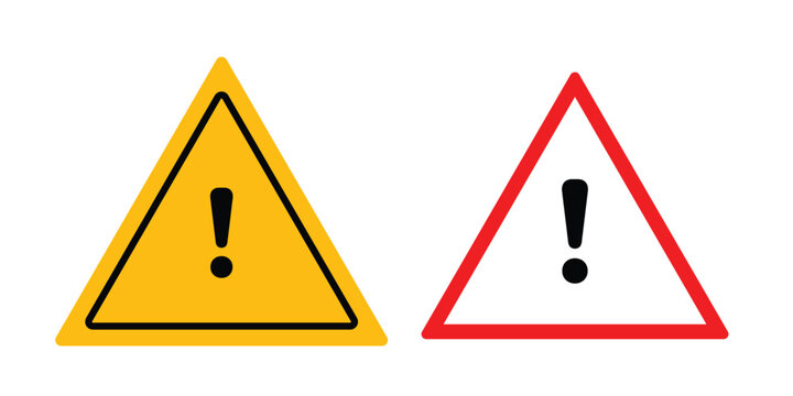 Attention icon. thin line icon vectors