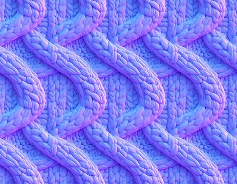 Vibrant purple woven fabric texture closeup.