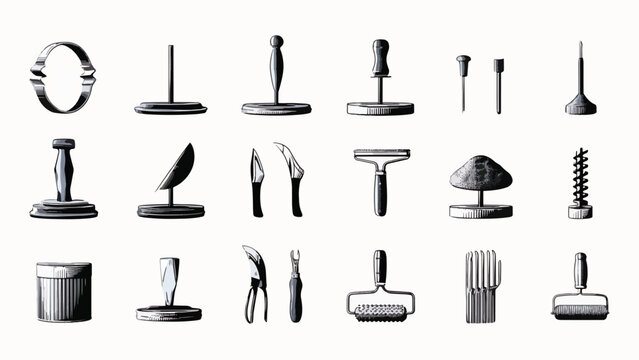 Various kitchen utensils and tools.