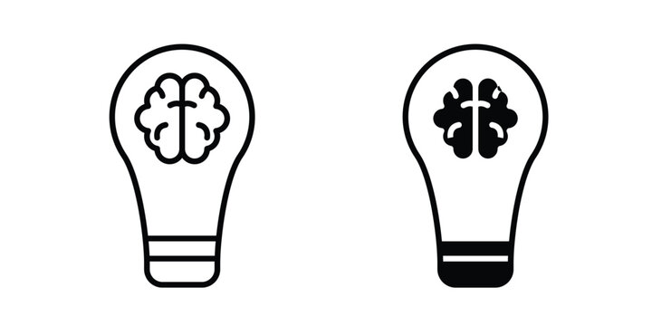 Innovation icon. thin line icon vectors