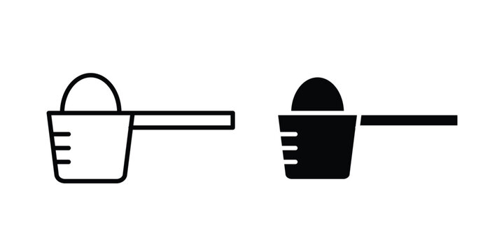 Scoop icon. thin line icon vectors