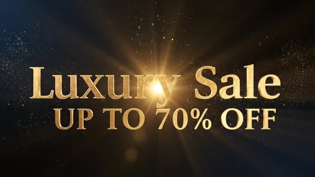 Luxurious Night Scene Displaying Subtle Gold Text on Dark Background