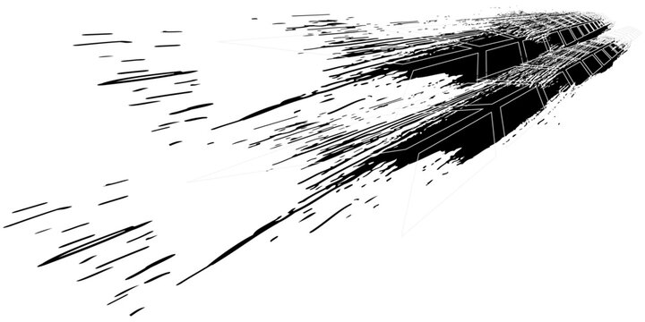 scribble brush black color abstract paint texture, white Abstraction oil painting, curved shapes, dotted patterns, soft psychedelic artistic surface.eps