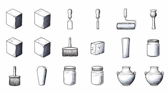 Collection of various kitchen utensils.