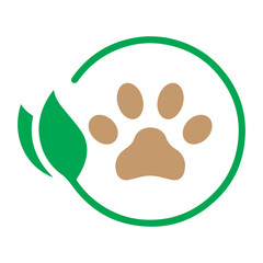 Fototapeta premium Natural Pet Paw Print