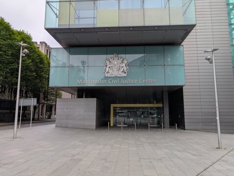 Manchester UK May 10 2026 Manchester Civil Justice Centre. 
