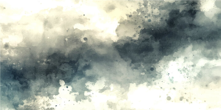 Dramatic abstract grunge background featuring dark storm clouds and bright sunlight across a blue sky to represent the powerful beauty of nature and heaven