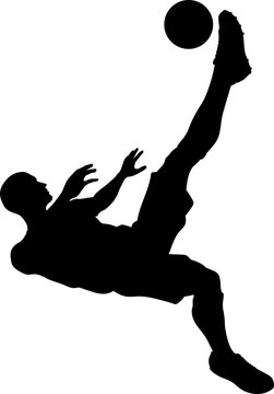 Football Soccer Player Silhouette Man