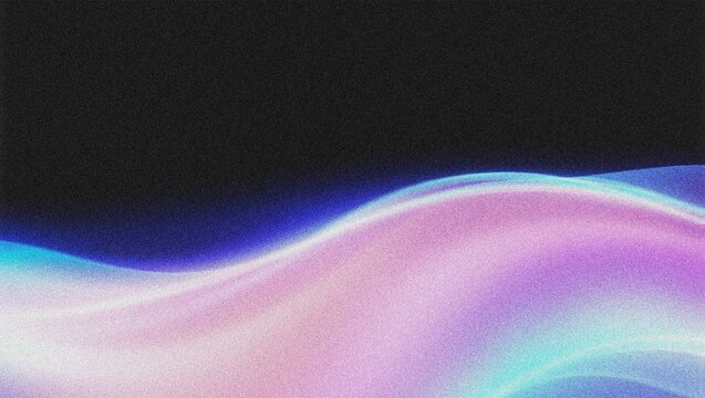 Abstract flowing wave pattern, vibrant holographic gradient, ethereal light effect, futuristic digital art, dynamic energy background