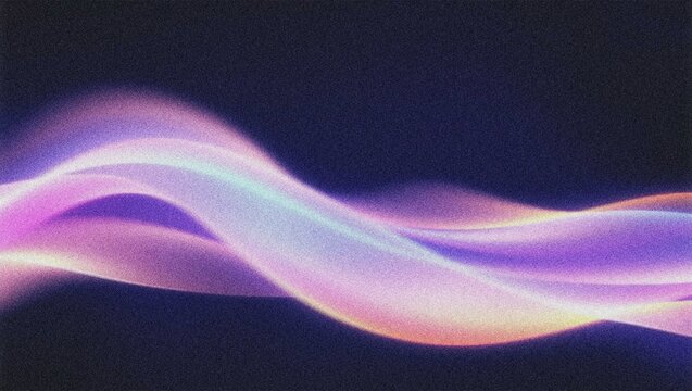 Abstract flowing light waves, vibrant neon energy stream, futuristic digital data flow, dynamic glowing particle effect, modern technology background